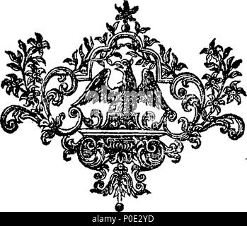 . Englisch: Fleuron aus Buch: eine Rechtfertigung der Sibyllinischen Orakel. Zu dem sind die echten Orakel selbst hinzugefügt wurden; mit der alten Zitate aus; im Original, und in Englisch: und ein paar kurze Notizen. Von William Whiston, M. A. irgendwann Professor der Mathematicks in der Universität von Cambridge. 246 eine Rechtfertigung der Sibyllinischen Orakel Fleuron T 139723-4 Stockfoto