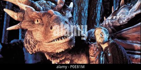 Original Film Titel: DRAGONHEART. Englischer Titel: DRAGONHEART. Regisseur: Rob Cohen. Jahr: 1996. Stars: Dennis Quaid. Quelle: UNIVERSAL PICTURES/ILM/Album Stockfoto