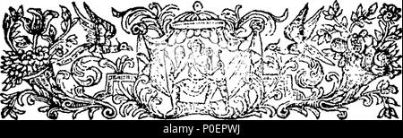 . Englisch: Fleuron aus Buch: eine Rechtfertigung der Verfahren gegen die sechs Mitglieder der E-Hall, Oxford. Von einem Herrn der Universität. 246 eine Rechtfertigung der Verfahren gegen die sechs Mitglieder der E-Hall, Oxford Fleuron T 050880-3 Stockfoto