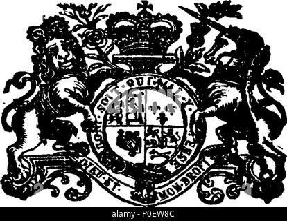 . Englisch: Fleuron aus Buch: Gesetze und Satzungen, in einem Parlament in Dublin, die am 18. Juni Anno Dom begonnen. 1776, im 16. Jahr der Regierung unserer Gnädigen Herr King George, der Dritte. Vor seiner Exzellenz Simon Earl Harcourt, Herr Generalleutnant und Gouverneur von Irland; und unter Seiner Exzellenz John Earl von Buckinghamshire, Herr Generalleutnant und Gouverneur von Irland, von mehreren Prorogations fort, bis auf den vierzehnten Tag des Monats Oktober, 1777; in der ersten und zweiten Sitzung des Parlaments in der Regierungszeit seines prese Stockfoto