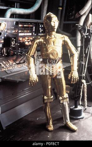 Original Film Titel: Star Wars: Episode V - Das Imperium schlägt zurück. Englischer Titel: Star Wars: Episode V - Das Imperium schlägt zurück. Regisseur: Irvin Kershner. Jahr: 1980. Stars: Anthony Daniels. Credit: LUCASFILM/20 TH CENTURY FOX/Album Stockfoto