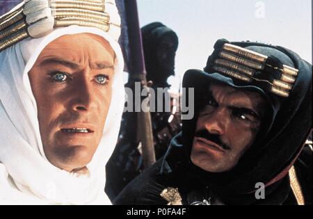 Original Film Titel: Lawrence von Arabien. Englischer Titel: Lawrence von Arabien. Regisseur: David Lean. Jahr: 1962. Stars: Peter O'Toole und Omar Sharif. Quelle: Columbia Pictures/Album Stockfoto