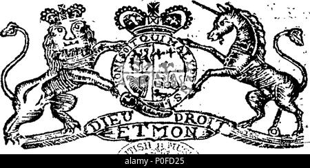 . Englisch: Fleuron aus Buch: Handlungen und Gesetzen seines englischen Kolonie Majestät von Connecticut im New-England in Amerika. 259 Handlungen und Gesetzen seines englischen Kolonie Majestät von Connecticut im New-England in Amerika. Fleuron W 006507-26 Stockfoto