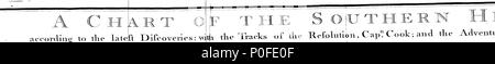 . Englisch: Fleuron aus Buch: eine Reise um die Welt, in der Seine Britannic Majesty Sloop, Auflösung, durch Kapitän James Cook geboten, während der Jahre 1772, 3, 4 und 5. Von Georg Forster, F.R.S. Mitglied der Königlichen Akademie von Madrid, und der Gesellschaft für die Förderung der natürlichen Erkenntnis in Berlin. In zwei Bänden. ... 248 eine Reise um die Welt, in der Seine Britannic Majesty Sloop, Auflösung, geboten von Capt Fleuron T 155479-4 Stockfoto