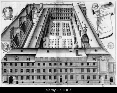 . Français: Planche gravée du 17ème siècle représentant le monastère des Blancs-Manteaux en France, dans le livre Monasticon Gallicanum. . 17. Jahrhundert. Michel Germain (1645 - 1694) Alternative Namen; Dom Dom Michel Germain Germain Beschreibung französischer Mönch, Gelehrter und Historiker Geburtsdatum / Tod 28. August 1645 vom 23. Januar 1694 die Lage der Geburt Péronne Authority control: Q 3309745 VIAF:?:? ISNI 24611609 0000 0001 2099 9200 88605954 LCCN:?n GND:?:? 02816668 119148676 SUDOC X WorldCat Achille Peigné-Delacourt (1797 - 1881) Beschreibung der französische Archäologe und Historiker Datum der Bib Stockfoto