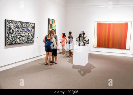 Florida, FL South, Palm Beach, Norton Gallery of Art, Museum, Galerien, Innenbereich, Ausstellungssammlung, Malerei, Jackson Pollock, Morr Stockfoto