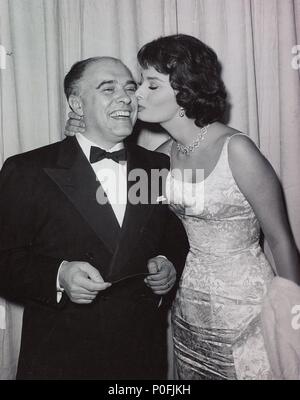 Stars: Sophia Loren; Carlo Ponti. Stockfoto