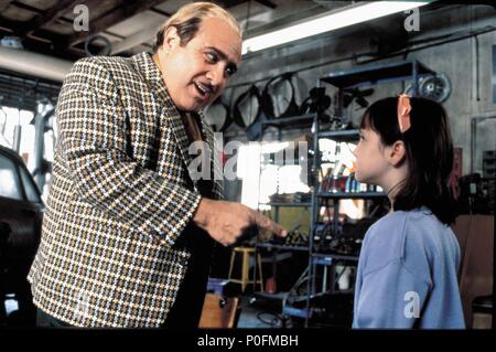 Original Film Titel: Matilda. Englischer Titel: Matilda. Regisseur: Danny Devito. Jahr: 1996. Stars: Danny Devito; MARA WILSON. Credit: TRISTAR BILDER / Album Stockfoto