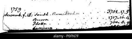 . Englisch: Fleuron aus Buch: Zusätzliche Denkmal für James Earl von Morton, Defender, gegen Alexander Graf von Galloway, John Traill von Westness, und andere, Inhaber von landet in den Inseln Orkney, Verfolger. 266 Zusätzliche Denkmal für James Earl von Morton Fleuron T 079572-2 Stockfoto