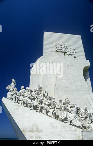 1993 HISTORISCHES DENKMAL FÜR DIE SEEFAHRER ENTDECKUNGEN PRINZ HEINRICH DER NAVIGATOR (©COTTINELLI TELMO & DE ALMEIDA 1960) LISSABON PORTUGAL Stockfoto