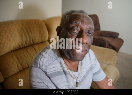 Ein 81-jähriger Mann, Tucson, Arizona, USA. Stockfoto