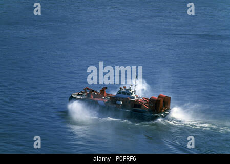 1993 Historische kanadische Küstenwache HOVERCRAFT Saint Lawrence River Quebec Kanada Stockfoto