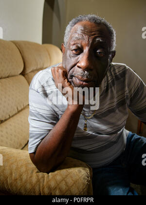 Ein 81-jähriger Mann, Tucson, Arizona, USA. Stockfoto