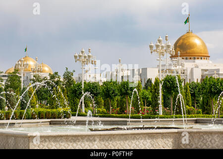 Präsident's Palace, Aschgabat, Turkmenistan Stockfoto