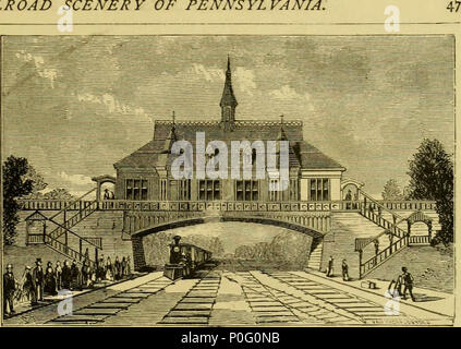 "Philadelphia und Umgebung, und die Eisenbahn Landschaft von Pennsylvania" (1875) Stockfoto