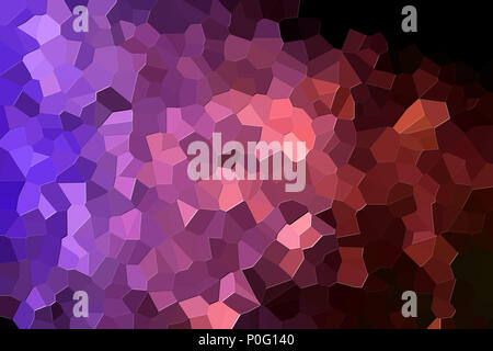 Abstrakte moderne Hintergrund mit geometrischen Muster von verschiedenen Rosa und Blau Polygone und Dreiecke Stockfoto