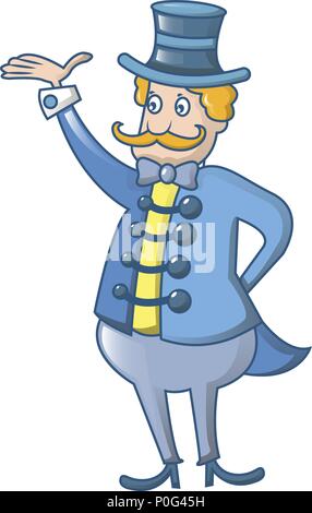 Circus mensch Symbol, Cartoon Stil Stock Vektor