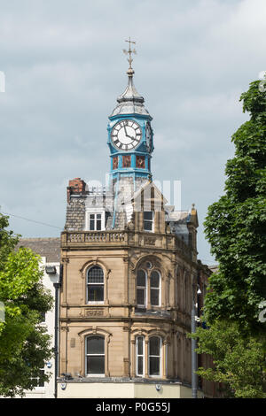 Uhr Ecke, Doncaster, South Yorkshire, England, Großbritannien Stockfoto