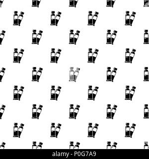 Tube Farbe Symbol, einfachen schwarzen Stil Stock Vektor