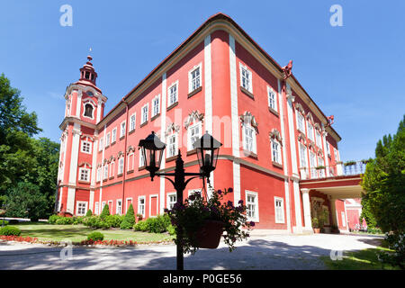 Zámek Dětenice, Královéhradecký kraj, Česká republika/Schloss Detenice, Hradec Kralove, Tschechische Republik Stockfoto