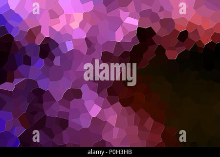 Abstrakte moderne Hintergrund mit geometrischen Muster von verschiedenen rosa und orange Polygone und Dreiecke Stockfoto