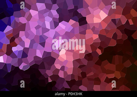 Abstrakte moderne Hintergrund mit geometrischen Muster von verschiedenen Rosa und Blau Polygone und Dreiecke Stockfoto
