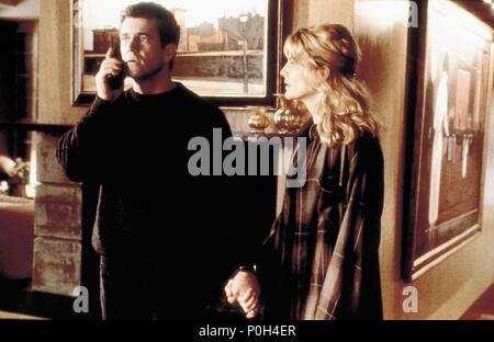 Original Film Titel: LÖSEGELD. Englischer Titel: LÖSEGELD. Regisseur: Ron Howard. Jahr: 1996. Stars: MEL GIBSON, Rene Russo. Credit: TOUCHSTONE PICTURES/Album Stockfoto