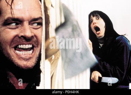 Original Film Titel: THE SHINING. Englischer Titel: THE SHINING. Regisseur: Stanley Kubrick. Jahr: 1980. Stars: SHELLEY DUVALL; Jack Nicholson. Quelle: WARNER BROTHERS/Album Stockfoto