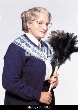 Original Film Titel: Frau. DOUBTFIRE. Englischer Titel: MRS. DOUBTFIRE. Regisseur: CHRIS COLUMBUS. Jahr: 1993. Stars: Robin Williams. Quelle: 20th Century Fox/Gnade, ARTHUR/Album Stockfoto