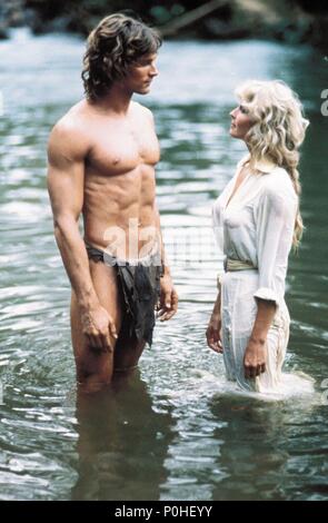 Original Film Titel: Tarzan, der Affe MENSCH. Englischer Titel: Tarzan, der Affe MENSCH. Regisseur: John Derek. Jahr: 1981. Stars: BO DEREK; Miles O'Keefe. Credit: M. G. M/United Artist/Album Stockfoto