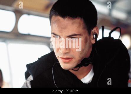 Original Film Titel: Geschwindigkeit. Englischer Titel: Geschwindigkeit. Regisseur: JAN DE BONT. Jahr: 1994. Stars: Keanu Reeves. Quelle: 20th Century Fox/Meister, Richard/Album Stockfoto