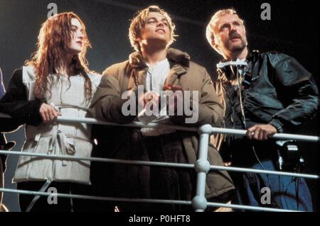 Original Film Titel: Titanic. Englischer Titel: Titanic. Regisseur: James Cameron. Jahr: 1997. Stars: James Cameron; LEONARDO DICAPRIO; Kate Winslet. Quelle: Paramount/20 TH CENTURY FOX/Album Stockfoto