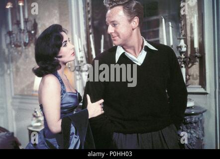 Original Film Titel: DAS LETZTE MAL sah ich PARIS. Englischer Titel: THE LAST TIME I SAW PARIS. Regisseur: Richard Brooks. Jahr: 1954. Stars: Elizabeth Taylor; VAN JOHNSON. Credit: M.G.M/Album Stockfoto