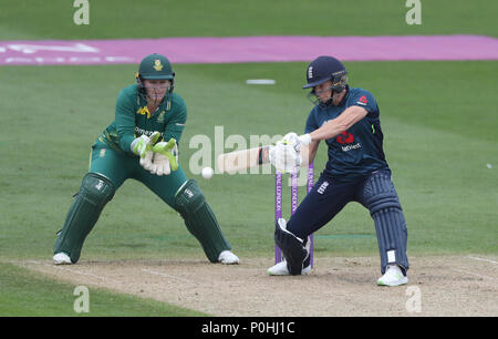 England's Katherine Hauptlast während des ICC Frauen Gleiches an Blackfinch neue Straße, Worcester. Stockfoto