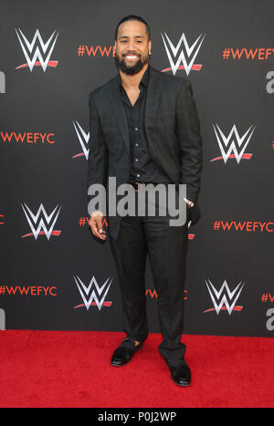 North Hollywood, CA, USA. 6. Juni, 2018. 06 Juni 2018 - North Hollywood, Kalifornien - Jimmy Uso. WWE FYC Veranstaltung in Saban Media Center auf dem Fernsehen. Photo Credit: F. Sadou/AdMedia Credit: F. Sadou/AdMedia/ZUMA Draht/Alamy leben Nachrichten Stockfoto