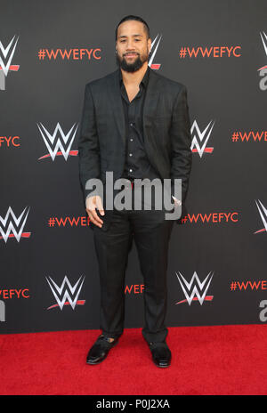 North Hollywood, CA, USA. 6. Juni, 2018. 06 Juni 2018 - North Hollywood, Kalifornien - Jimmy Uso. WWE FYC Veranstaltung in Saban Media Center auf dem Fernsehen. Photo Credit: F. Sadou/AdMedia Credit: F. Sadou/AdMedia/ZUMA Draht/Alamy leben Nachrichten Stockfoto