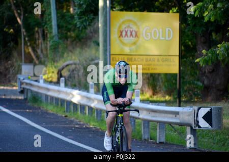 Cairns, Australien. 10. Juni 2018. Ironman pazifische Meisterschaft Triathlon Cairns Australien Credit: Karstu Fotografie/Alamy Live News Ironman pazifische Meisterschaft Stockfoto