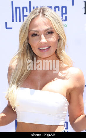 Las Vegas, NV, USA. 9. Juni, 2018. 09 Juni 2018 - Las Vegas, Nevada - Brooke Evers. Brooke Evers an der LINQ-Pool. Photo Credit: MJT/AdMedia Credit: Mjt/AdMedia/ZUMA Draht/Alamy leben Nachrichten Stockfoto