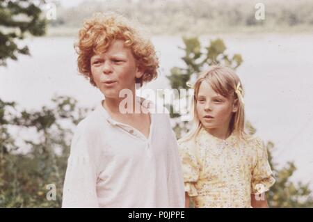 Original Film Titel: Tom Sawyer. Englischer Titel: Tom Sawyer. Regisseur: DON TAYLOR. Jahr: 1973. Stars: JODIE FOSTER; JOHNNY WHITAKER. Quelle: UNITED ARTISTS/Album Stockfoto