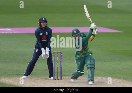 Südafrikas Lizelle Lee batting während des ICC Frauen Gleiches an Blackfinch neue Straße, Worcester. Stockfoto