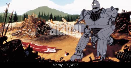 Original Film Titel Der Eiserne Riese Englischer Titel The Iron Giant Regisseur Brad Bird Jahr 1999 Quelle Warner Bros Album Stockfotografie Alamy