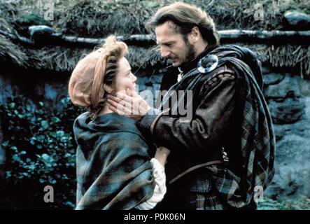 Original Film Titel: Rob Roy. Englischer Titel: Rob Roy. Regisseur: Michael Caton- JONES. Jahr: 1995. Stars: Jessica Lange; Liam Neeson. Quelle: UNITED ARTISTS/Collins, Tom/Album Stockfoto