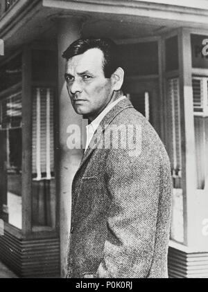 Original Film Titel: Der Flüchtling. Englischer Titel: Der Flüchtling. Jahr: 1963. Stars: DAVID JANSSEN. Quelle: ABC-TV/Album Stockfoto