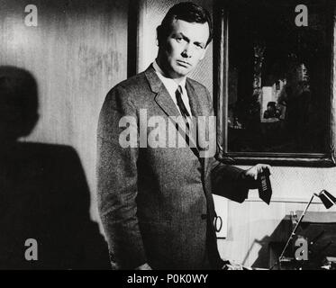 Original Film Titel: Der Flüchtling. Englischer Titel: Der Flüchtling. Jahr: 1963. Stars: DAVID JANSSEN. Quelle: ABC-TV/Album Stockfoto