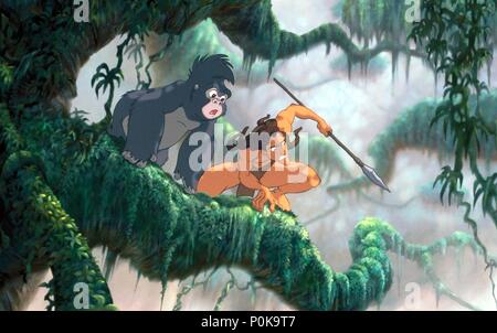 Original Film Titel: TARZAN. Englischer Titel: TARZAN. Regisseur: Kevin LIMA, CHRIS BUCK. Jahr: 1999. Credit: BURROUGHS UND DISNEY/Album Stockfoto