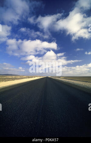 1995 historische Pan American Highway Atacama Wüste II REGION CHILE Stockfoto