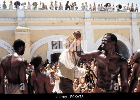 Original Film Titel: AMISTAD. Englischer Titel: AMISTAD. Regisseur: Steven Spielberg. Jahr: 1997. Stars: DJIMON HOUNSOU. Credit: TM & DREAMWORKS/Album Stockfoto