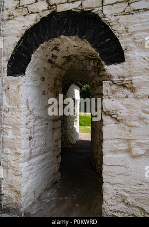 Laxey Wheel (Lady Isabella), Laxey, Isle of Man, Großbritannien Stockfoto