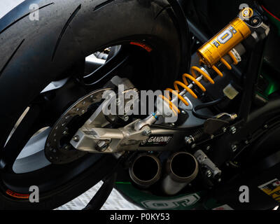 Moto Paton, leichte Motorrad aus Italien, Isle of Man TT Straße Rennen, Mountain Course, 2018 Stockfoto