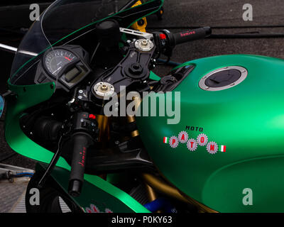 Moto Paton, leichte Motorrad aus Italien, Isle of Man TT Straße Rennen, Mountain Course, 2018 Stockfoto